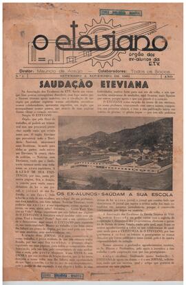 O eteviano, ano 1, n. 1, set./nov. 1961