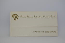 Convite Concludentes do Curso Técnico de Metalurgia 1994