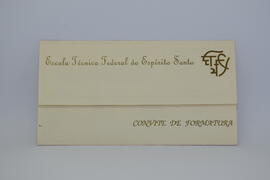 Convite Concludentes do Curso Técnico de Edificações 1994