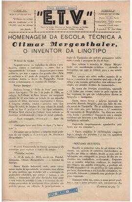 E.T.V. ano 11, n. 53, maio/jun. 1954