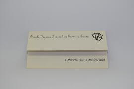 Convite Concludentes do Curso Técnico de Mecânica 1993