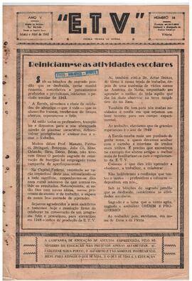 E.T.V. ano 5, n. 38, mar./abr. 1948