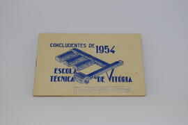 Convite Concludentes Curso Industrial Básico 1954