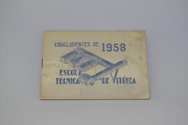 Convite Concludentes Curso Industrial Básico 1958